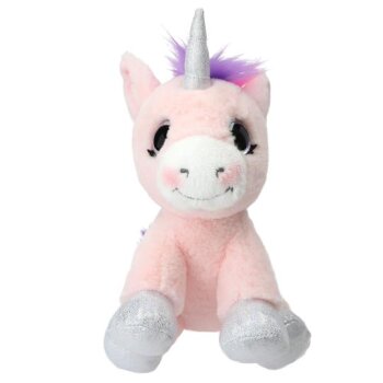 Depesche - Ylvi Plüsch - Einhorn rosa, 21 cm