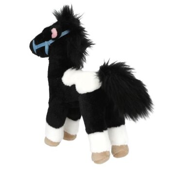 Depesche - Miss Melody Plüsch - Pferd Schwarz-Weiß, 18 cm