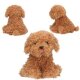 Depesche - TOPModel Plüsch - Hund braun, 16 cm
