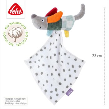 Fehn - Mini-Schmusetuch Hund NATUR (8)