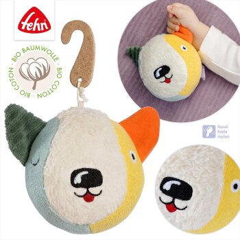 Fehn - Stoffball Hund NATUR (8)