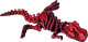 Die Spiegelburg - Kristalltier - T-Rex Skelett, sort. (9)