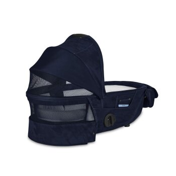 Cybex - Platinum MIOS 3.0 Lux Carry Cot Rebellious Luxury Denim Blue