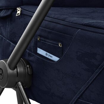 Cybex - Platinum MIOS 3.0 Lux Carry Cot Rebellious Luxury Denim Blue