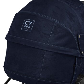 Cybex - Platinum MIOS 3.0 Lux Carry Cot Rebellious Luxury Denim Blue