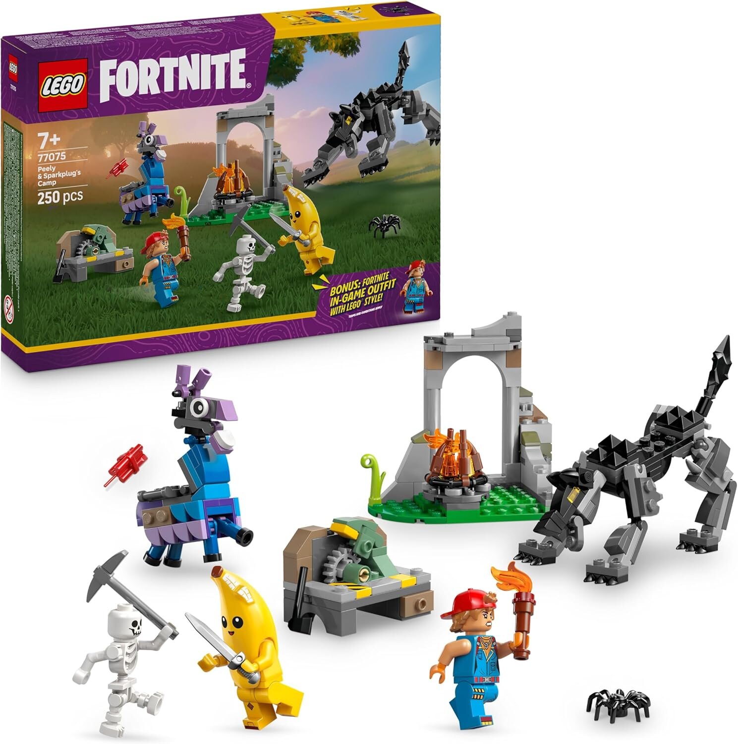LEGO - Fortnite - 77075 Das Lager von Schali und der Zündkerzenkünstl