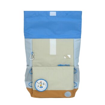 Lässig - Kinderrucksack Rolltop - Sunny Explorer, Grün Blau