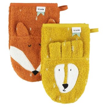 Trixie - Waschhandschuh 2-pack Mr. Lion - Mr. Fox (3)