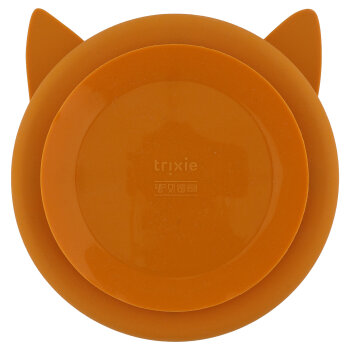 Trixie - Mr. Fox Silikon-Esslernteller mit Saugnapf 0,5...