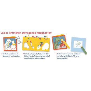 Coppenrath - Mini-Künstler - Mein erstes Bastelset - Schnipsel-Kunst: Dinos (2)
