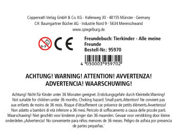 Coppenrath - Alle meine Freunde - Freundebuch mit Stickern: Tierkinder