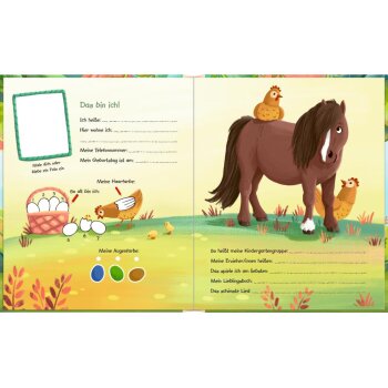 Coppenrath - Meine Kindergarten-Freunde - Freundebuch mit Ponymähne