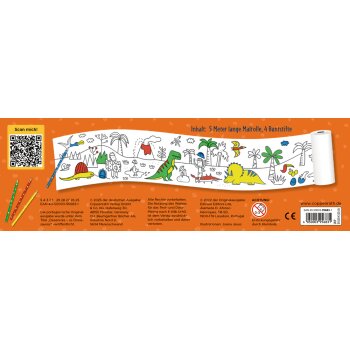 Coppenrath - Mini-Künstler - Meine erste Malrolle: Dinos & Co.