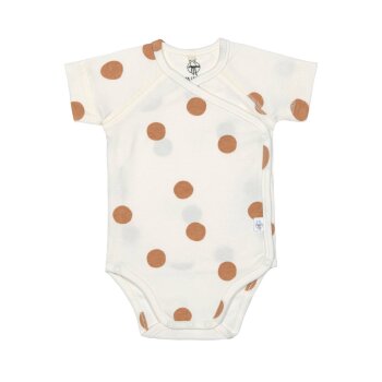 Lässig - Kurzarm-Body Big Dots Milky -...
