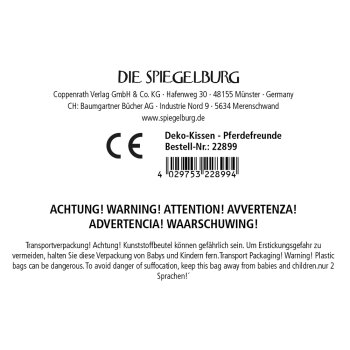 Die Spiegelburg - Pferdefreunde - Kissen Pferdekopf (2)