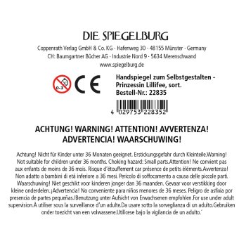 Die Spiegelburg - Prinzessin Lillifee - Handspiegel zum Selbstgestalten (3)