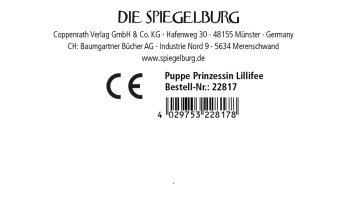 Die Spiegelburg - Prinzessin Lillifee - Prinzessin Lillifee Puppe (2)