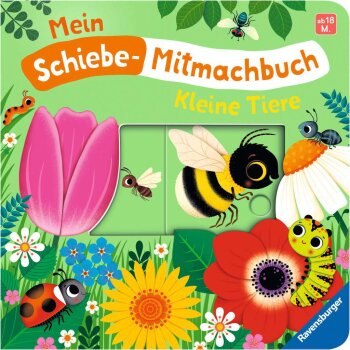 Ravensburger - Mein Schiebe-Mitmachbuch - Kleine Tiere