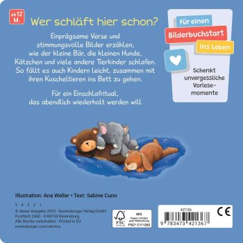 Ravensburger - Wenn kleine Tiere müde sind