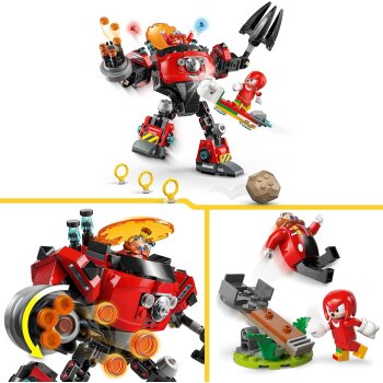 LEGO - Sonic The Hedgehog - 77005 Knuckles vs. Dr. Eggmans Egg Crusher Mech