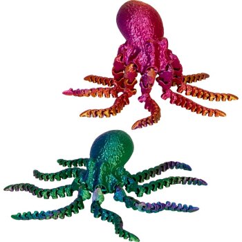 Die Spiegelburg - Kristalltier - Oktopus, sort. (8)