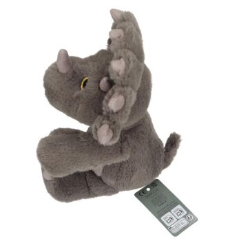 Depesche - Dino World Plüsch - Floppy Triceratops, 25 cm
