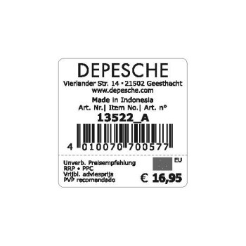 Depesche - Snukis Plüsch - Lamm, 25 cm