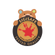 sigikid - Wende-Loopschal Dino World - Dunkelrot Kariert
