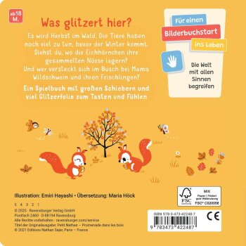 Ravensburger - Mein erstes Glitzerbuch: Im Wald