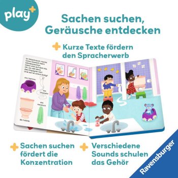 Ravensburger - Play+ Mein allererstes Soundbuch: Im Kindergarten