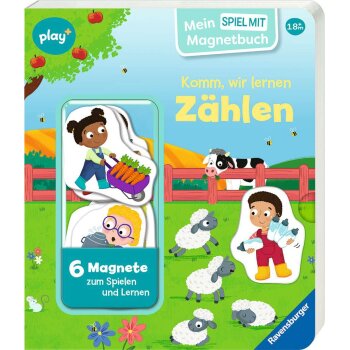 Ravensburger - Play+ Mein Spielmit-Magnetbuch: Komm, wir...