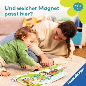 Ravensburger - Play+ Mein Spielmit-Magnetbuch: Komm, wir lernen Zählen