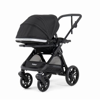 Emmaljunga - Sento Pro Ergo+ Urban 2-in-1 Kombikinderwagen Black