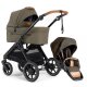 Emmaljunga - Sento Max Flat+ Outdoor 2-in-1 Kombikinderwagen Olive