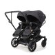 Emmaljunga - Double Sento Urban Zwillings- und Geschwisterkinderwagen Graphite