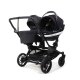 Emmaljunga - Double Sento Urban Zwillings- und Geschwisterkinderwagen Graphite