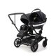Emmaljunga - Double Sento Urban Zwillings- und Geschwisterkinderwagen Graphite