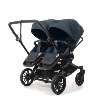 Emmaljunga - Double Sento Urban Zwillings- und Geschwisterkinderwagen Forest