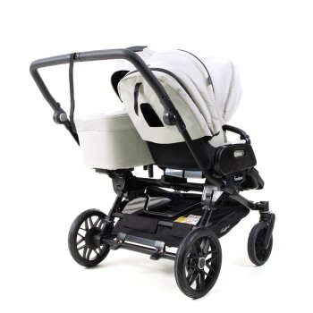 Emmaljunga - Double Sento Urban Zwillings- und Geschwisterkinderwagen Pearl Grey
