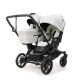 Emmaljunga - Double Sento Urban Zwillings- und Geschwisterkinderwagen Pearl Grey