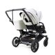 Emmaljunga - Double Sento Urban Zwillings- und Geschwisterkinderwagen Pearl Grey