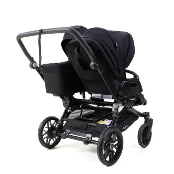 Emmaljunga - Double Sento Urban Zwillings- und Geschwisterkinderwagen Black