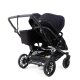 Emmaljunga - Double Sento Urban Zwillings- und Geschwisterkinderwagen Black