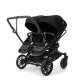 Emmaljunga - Double Sento Urban Zwillings- und Geschwisterkinderwagen Black