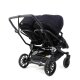 Emmaljunga - Double Sento Urban Zwillings- und Geschwisterkinderwagen Black