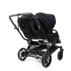 Emmaljunga - Double Sento Urban Zwillings- und Geschwisterkinderwagen Black