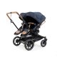 Emmaljunga - Double Sento Outdoor Zwillings- und Geschwisterkinderwagen Dark Navy