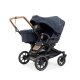 Emmaljunga - Double Sento Outdoor Zwillings- und Geschwisterkinderwagen Dark Navy