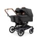 Emmaljunga - Double Sento Outdoor Zwillings- und Geschwisterkinderwagen Black