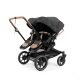 Emmaljunga - Double Sento Outdoor Zwillings- und Geschwisterkinderwagen Black